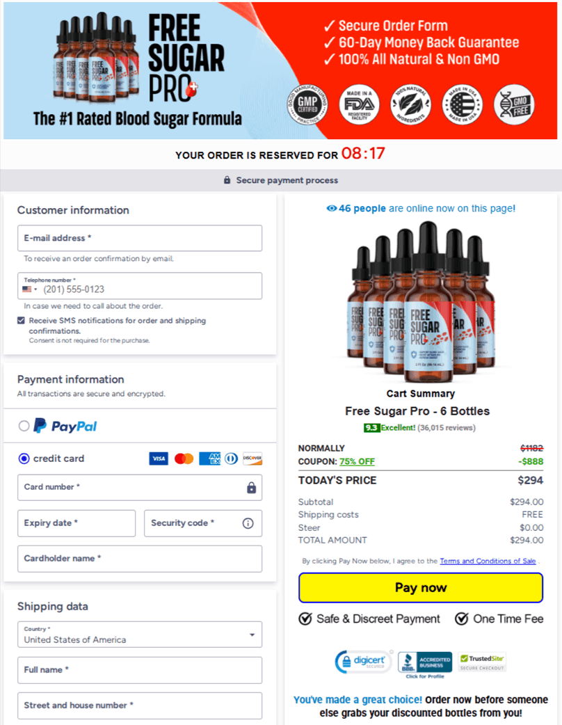 Free Sugar Pro Checkout